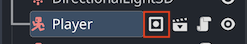 The player node with a new symbol