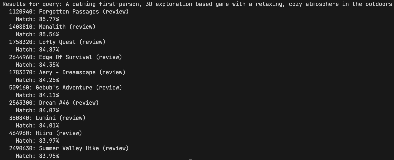 Example results 2