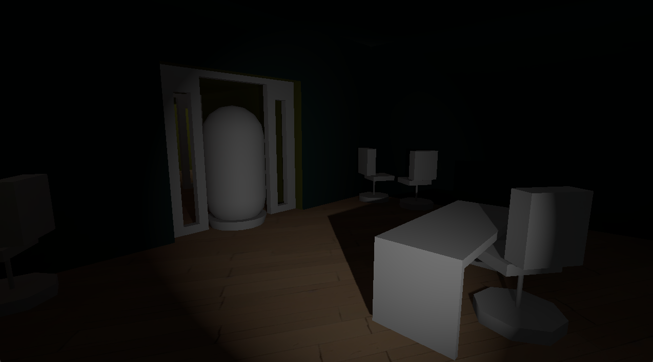 A dark room in Statue Concept