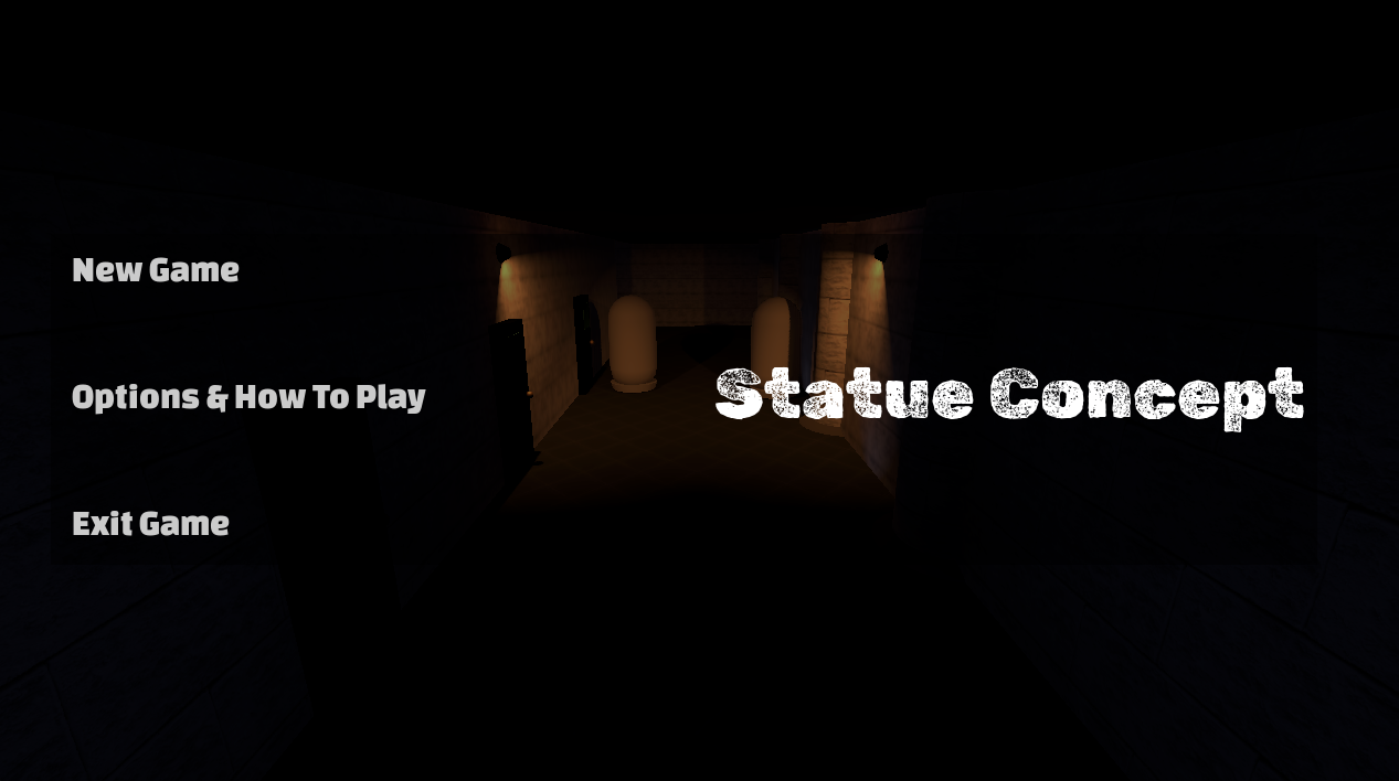 Statue Concept Title Screen